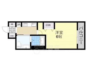 大阪府大阪市東淀川区東中島2丁目【マンション】の間取り