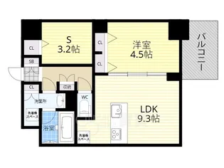 S-RESIDENCE福島diverse【8階】の間取り