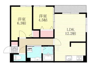 大阪府大阪市東淀川区豊里5丁目【アパート】の間取り