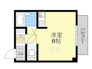 イーズマンション5【4階】の間取り
