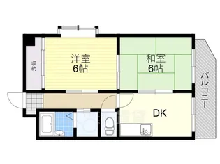 コンフォート井高野【3階】の間取り