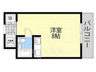 ファミールハイツ北大阪5号棟弐番館【5階】の間取り