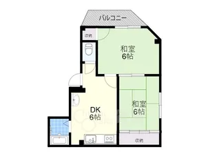 ハイツ池田【3階】の間取り