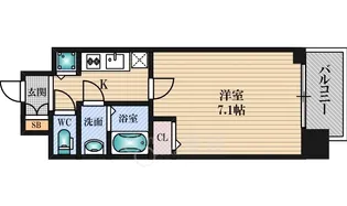 La Douceur新大阪【9階】の間取り