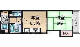 ファミールハイツ北大阪5号棟2番館【5階】の間取り