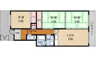 メゾンシャルマント1【3階】の間取り