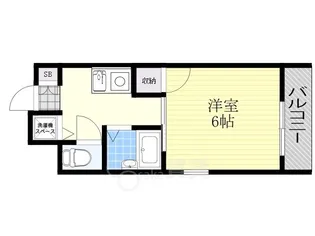 CityLifeプレサンス新大阪【6階】の間取り