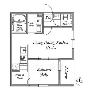ユーリハ・メゾン【2階】の間取り