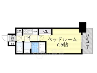 アドバンス江坂ラシュレ【2階】の間取り
