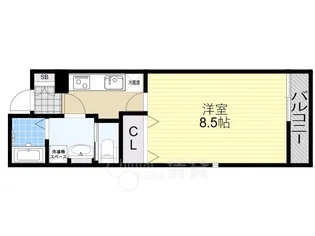 Ritz SQUARE studio Qbe【1階】の間取り