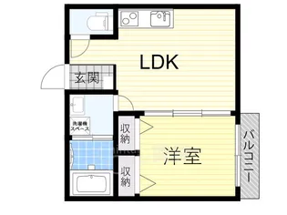 大阪府吹田市泉町4丁目【アパート】の間取り