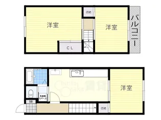 久代コート【1階】の間取り