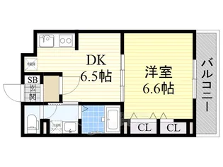 メゾン プレ・シアン【1階】の間取り