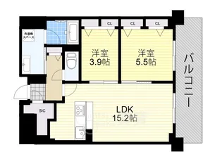 Refisia箕面船場【8階】の間取り