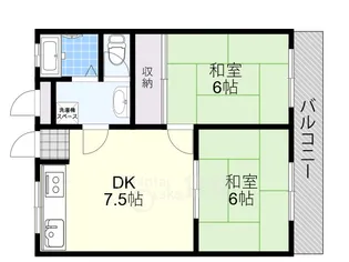 大阪府吹田市山田東4丁目【マンション】の間取り