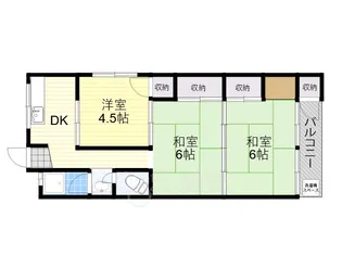 高田マンション【3階】の間取り