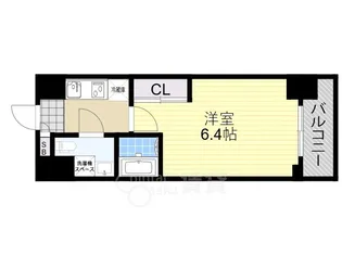 レジュールアッシュ塚本【8階】の間取り