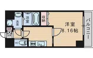 ワールドアイ大阪緑地公園【4階】の間取り