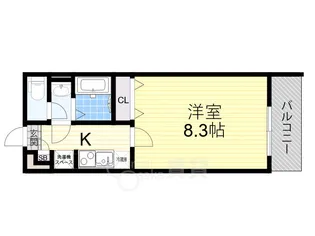カレン石橋【3階】の間取り