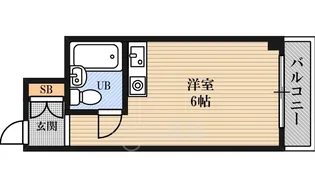 ライオンズマンション新大阪第5【4階】の間取り