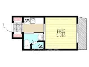 コスモハイツ三国【6階】の間取り