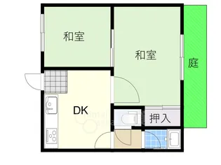 石黒文化 北棟【1階】の間取り