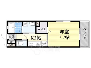 チャローアイト【1階】の間取り