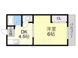EST-1小野原【2階】の間取り