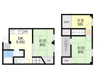 畑ハイツ【2階】の間取り