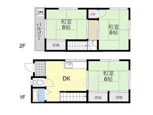 兵庫県川西市美園町【一戸建】の間取り