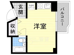 1Rの間取り画像