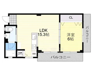 豊南ハイツ【2階】の間取り