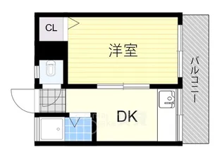 栄穂マンション【3階】の間取り