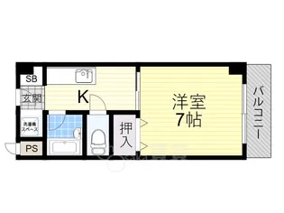 ヴェルドゥール北春日丘【2階】の間取り