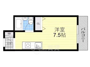 シティズホーム西本町【4階】の間取り