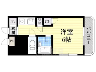 大阪府大阪市西淀川区姫里1丁目【マンション】の間取り