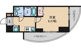 セレニテ新大阪弐番館【14階】の間取り