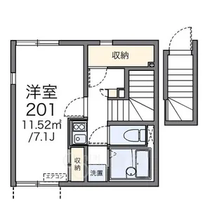 レオネクストプレシャウス【2階】の間取り
