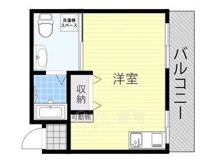 リカーナ粟生新家【3階】の間取り