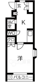 ロイヤル和光【1階】の間取り