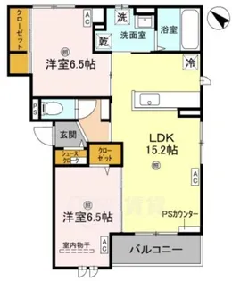 D-レジデンス豊里【3階】の間取り