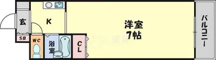 プレリュード江坂【3階】の間取り