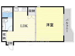 ウィンディ7【4階】の間取り