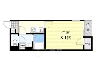 1Kの間取り画像