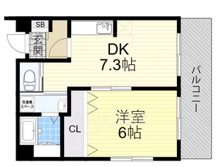 穂積マンション2号館【4階】の間取り