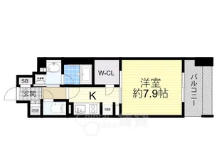 大阪府吹田市広芝町【マンション】の間取り