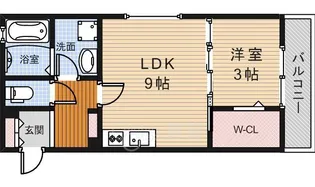 ヴィラコンフォート箕面【2階】の間取り