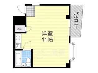 グローバル南豊中【2階】の間取り