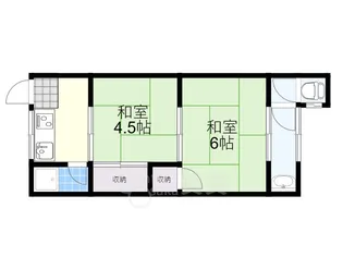 杉林文化【1階】の間取り