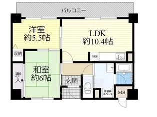 21世紀ペガサス3【4階】の間取り